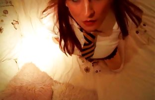 Role playing with a dress give a couple for a mad sex