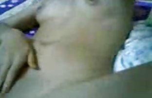 Pushed her panties aside and seduced a man with pussy