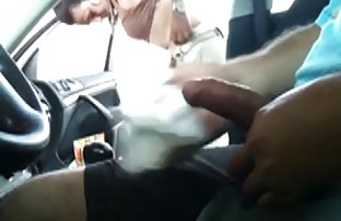 Big ass in torn pantyhose riding on the noodle