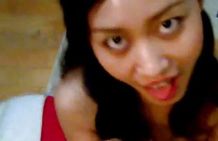 Sexy slinky passionately jumping on her lover's big dick