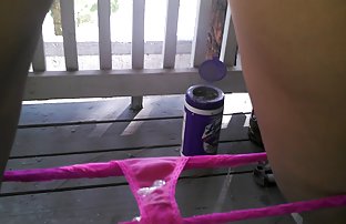 I saw a naked neighbor by the pool and could not pass by