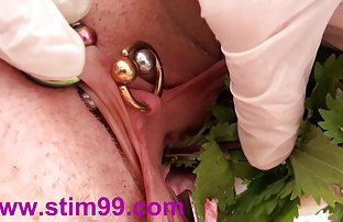 Brave blonde sucking off bolts at once in six hungry men