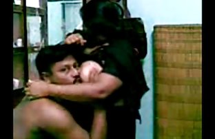 Macho entered the black woman after the party right in the kitchen