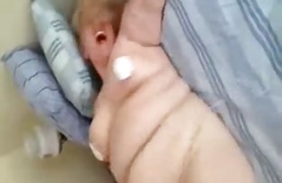 Neighbor snuck into the house to suck the guy